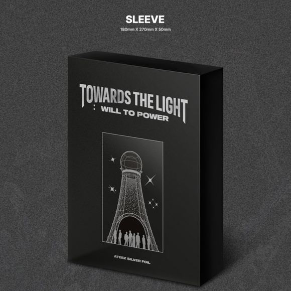 Ateez Silver foil “Towards the light” will to power - Picture 3 of 5